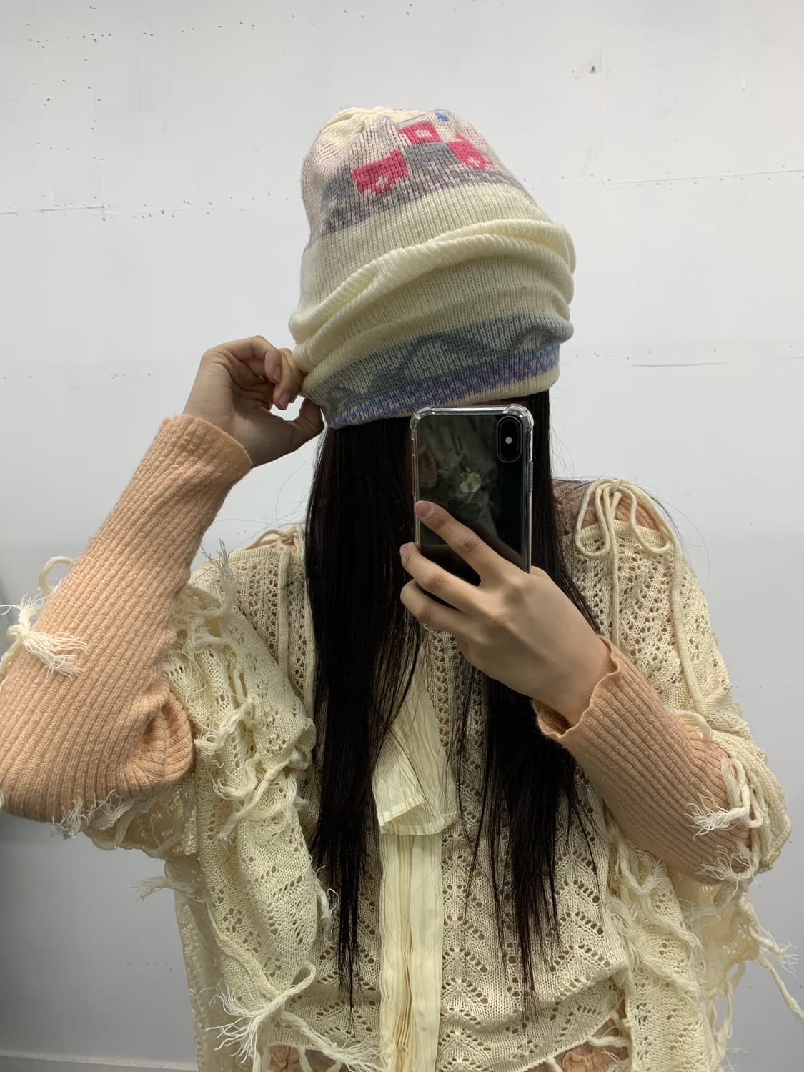 재패니즈 패턴 비니 상품이미지1