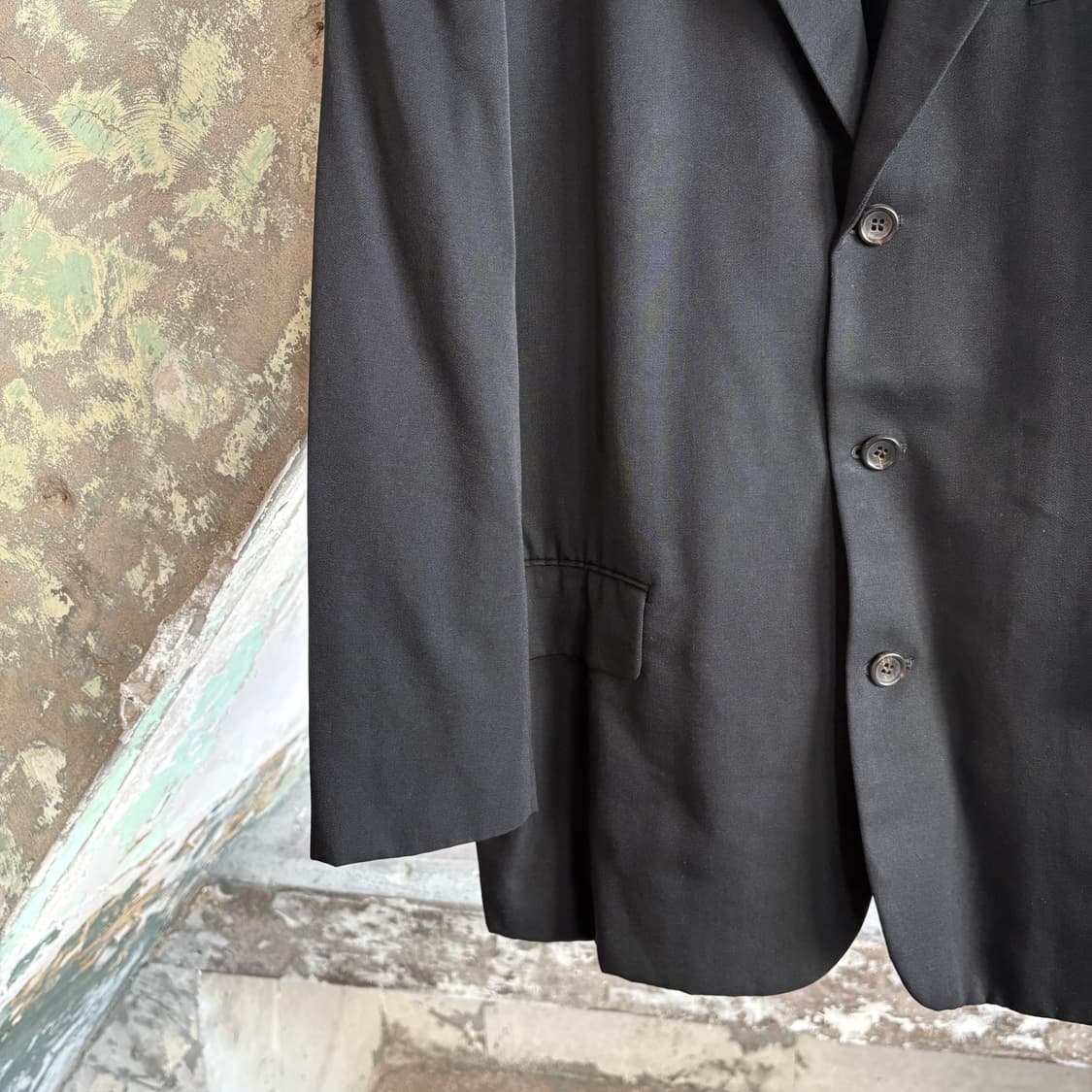 90s 꼼데가르송옴므 울 3버튼 블레이저 자켓 상품이미지5