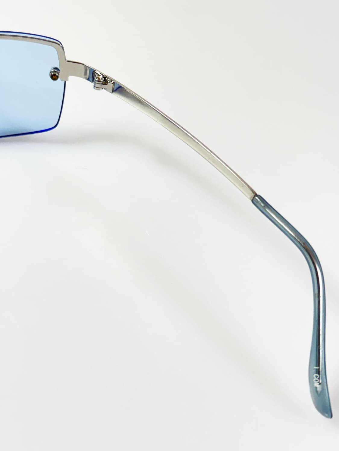 I.COM 무테 스퀘어 블루 틴트 빈티지 데드스탁 선글라스 상품이미지6