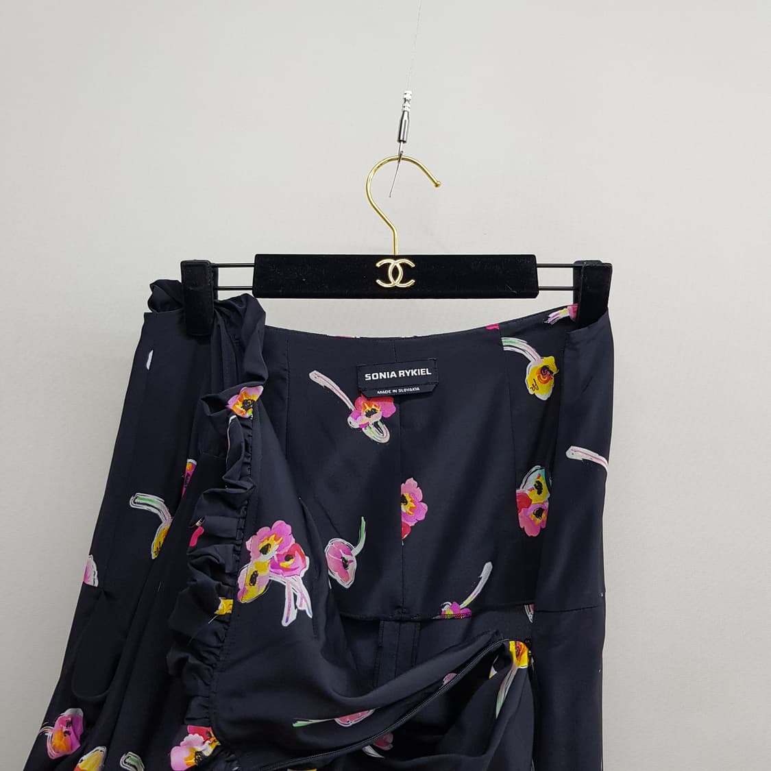 소니아 리키엘 플라워 프린트 투피스 세트 S사이즈 상품이미지6