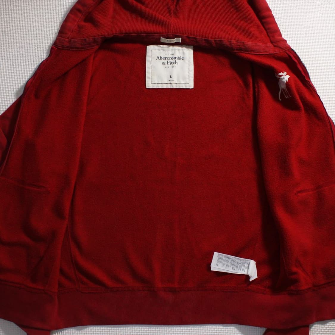 Abercrombie 아베크롬비 레드 후드집업  상품이미지3