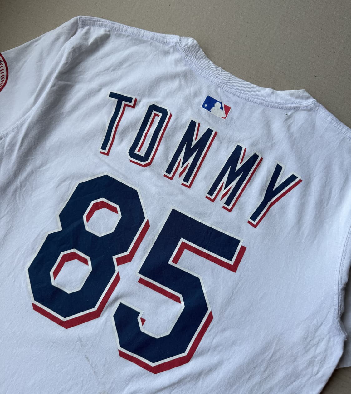 마제스틱 MLB 뉴욕 메츠 TOMMY 85 백넘버 반팔 티셔츠 상품이미지2