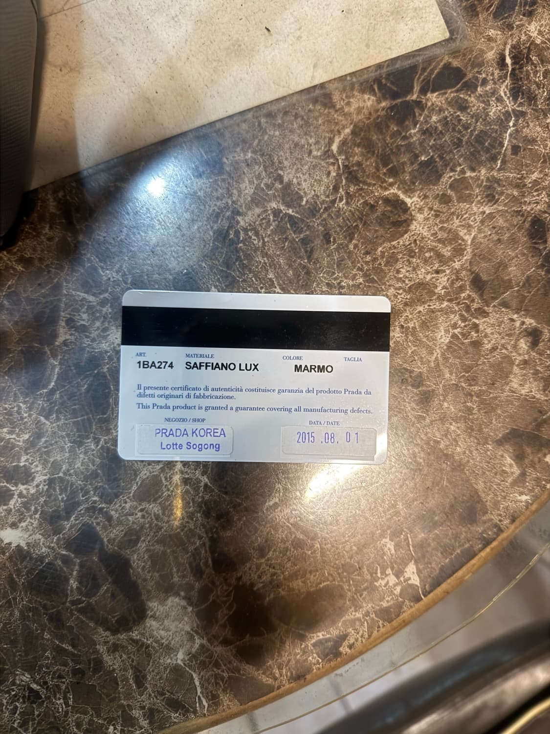 정품 프라다 사피아노 캘러리아 럭스 2way백 팝니다 상품이미지6