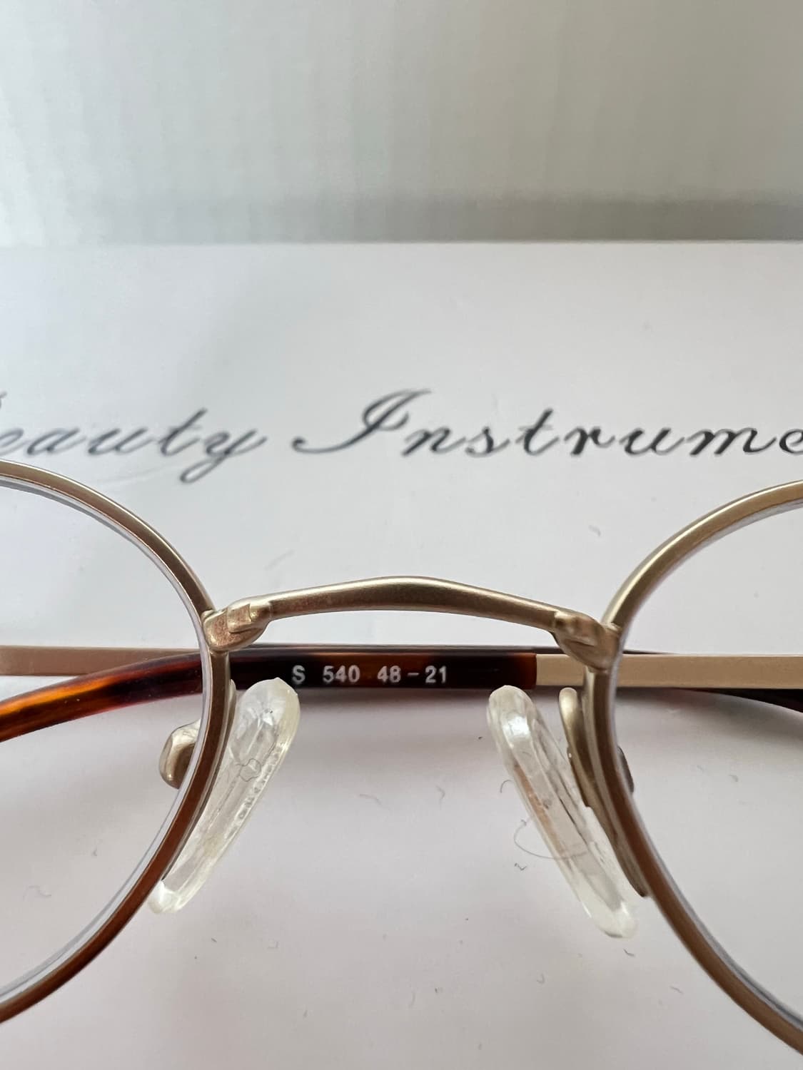 Made in italy 금테 판매 작은안경테 상품이미지7