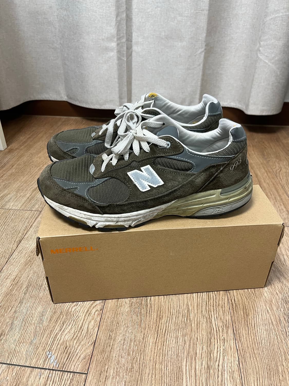 뉴발란스 993 메이드 인 USA 밀리터리 그린 상품이미지6
