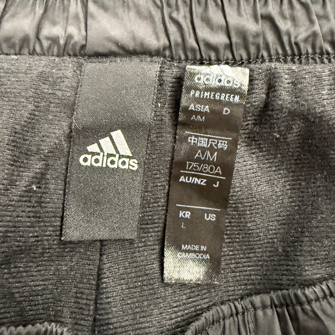 [정품/L] 아디다스 삼선 트레이닝 바지 블랙 b19 상품이미지4