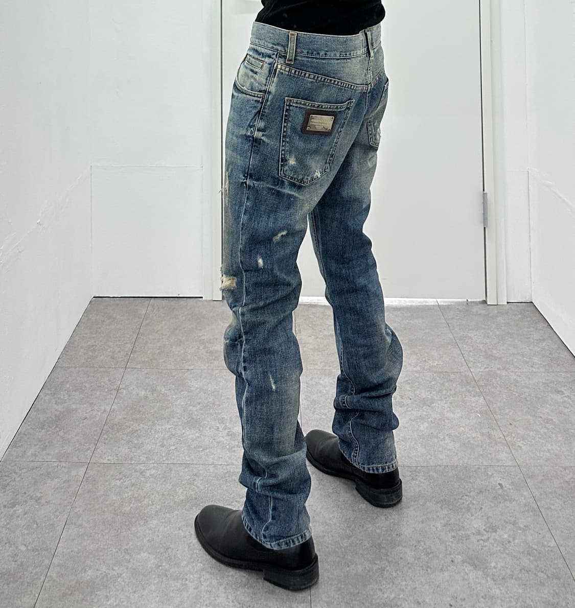 Dolce & Gabbana Metal Detail Washed Deni 상품이미지2