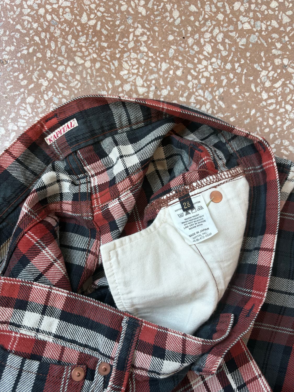 KAPITAL Plaid Pants 상품이미지8