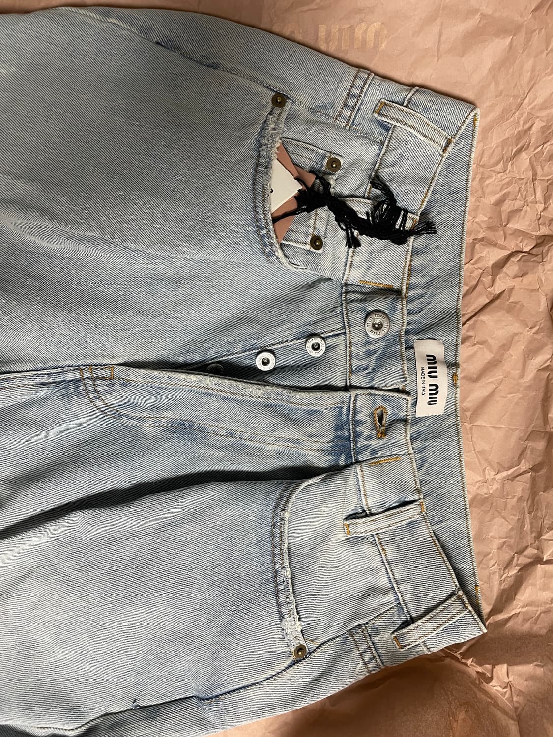미우미우 데님 팬츠 상품이미지4