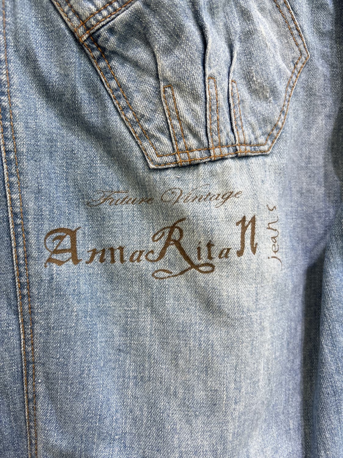 ANNARITAN (Made in Italy) 데님팬츠 상품이미지6