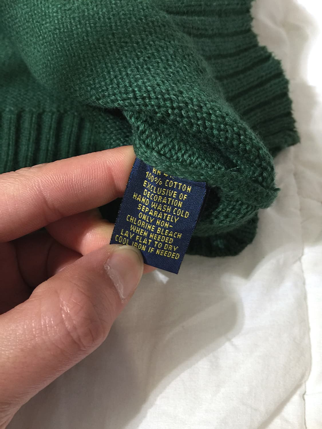 (MAN) 폴로랄프로렌 반집업 니트 스웨터 L 상품이미지4