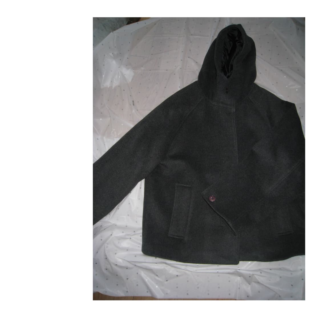 타입서비스 Hooded Half Coat (dark gray) 상품이미지1
