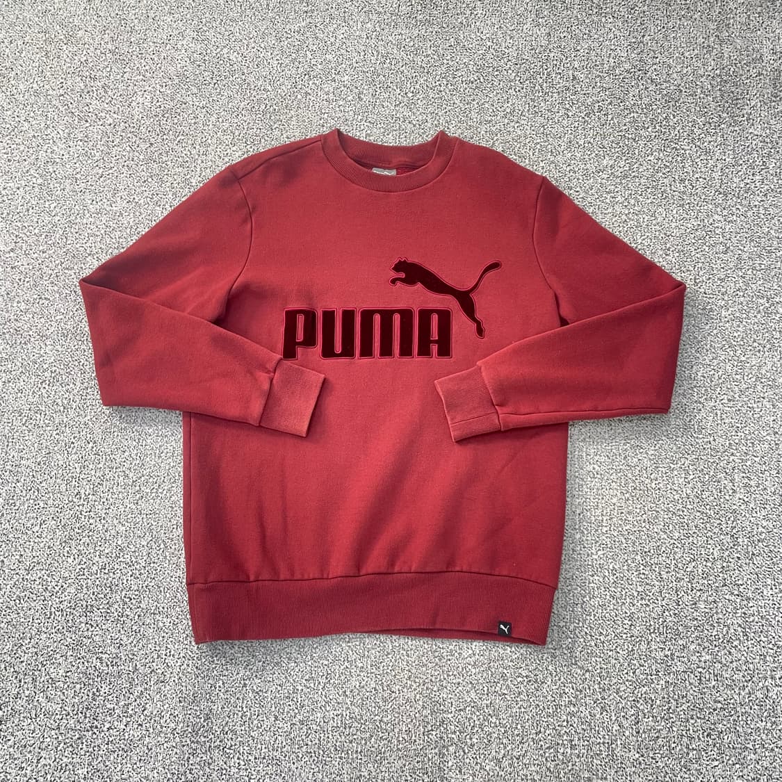 M 푸마 기모 빅로고 컬러 맨투맨 0304S1 상품이미지1