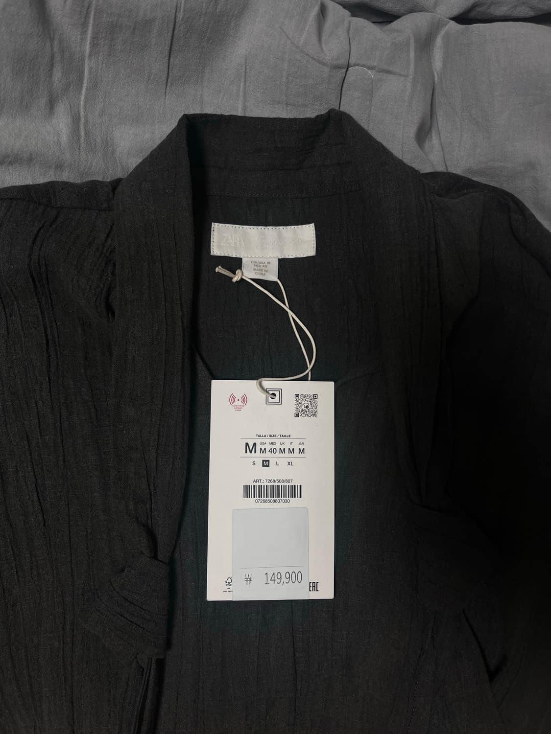 [M] Fanglu Lin x ZARA 링클 린넨 셔츠 상품이미지2