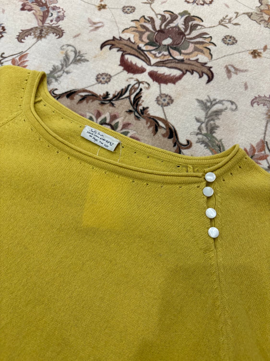 jpn vtg 사이드버튼 니트 상품이미지3