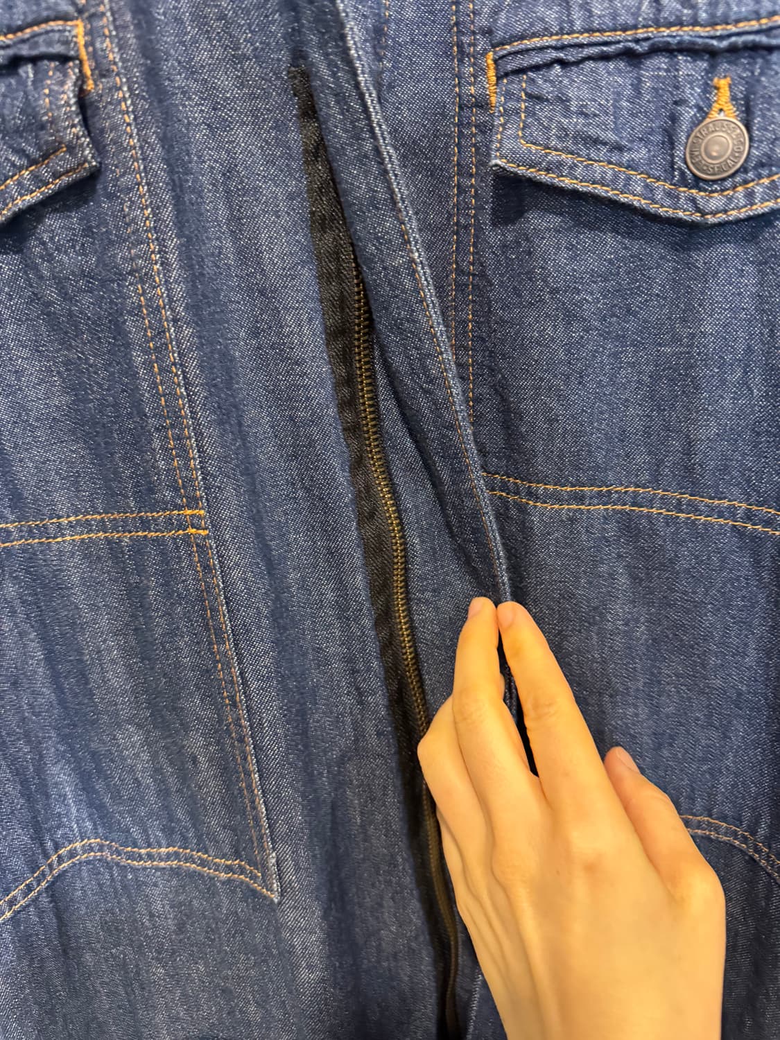 리바이스 데님 점프수트 L 상품이미지4