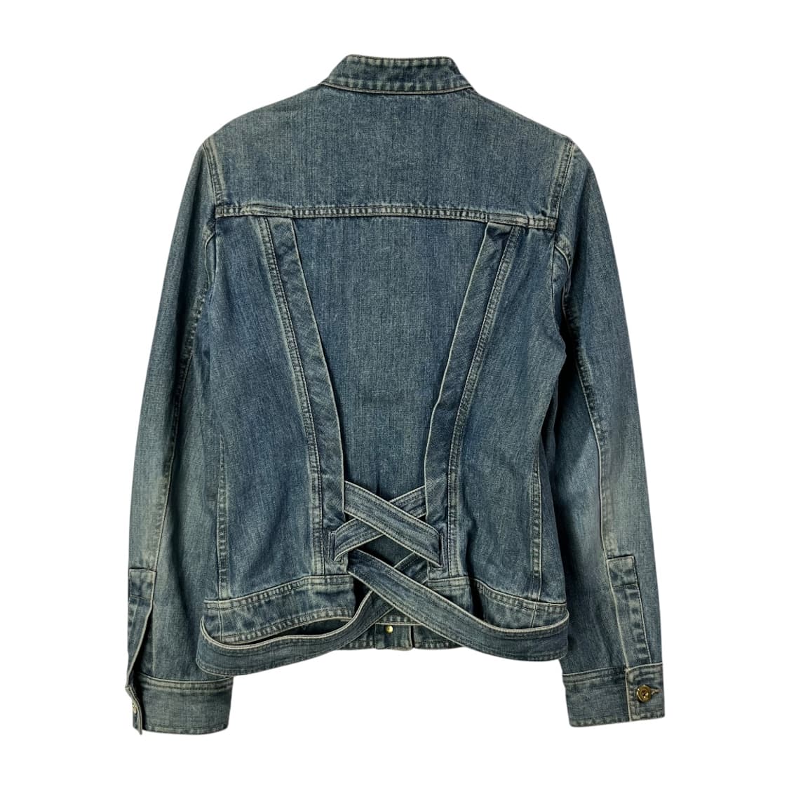 [Gucci] 구찌 뱀부 웨이스트 스트랩 워싱 데님자켓 상품이미지2