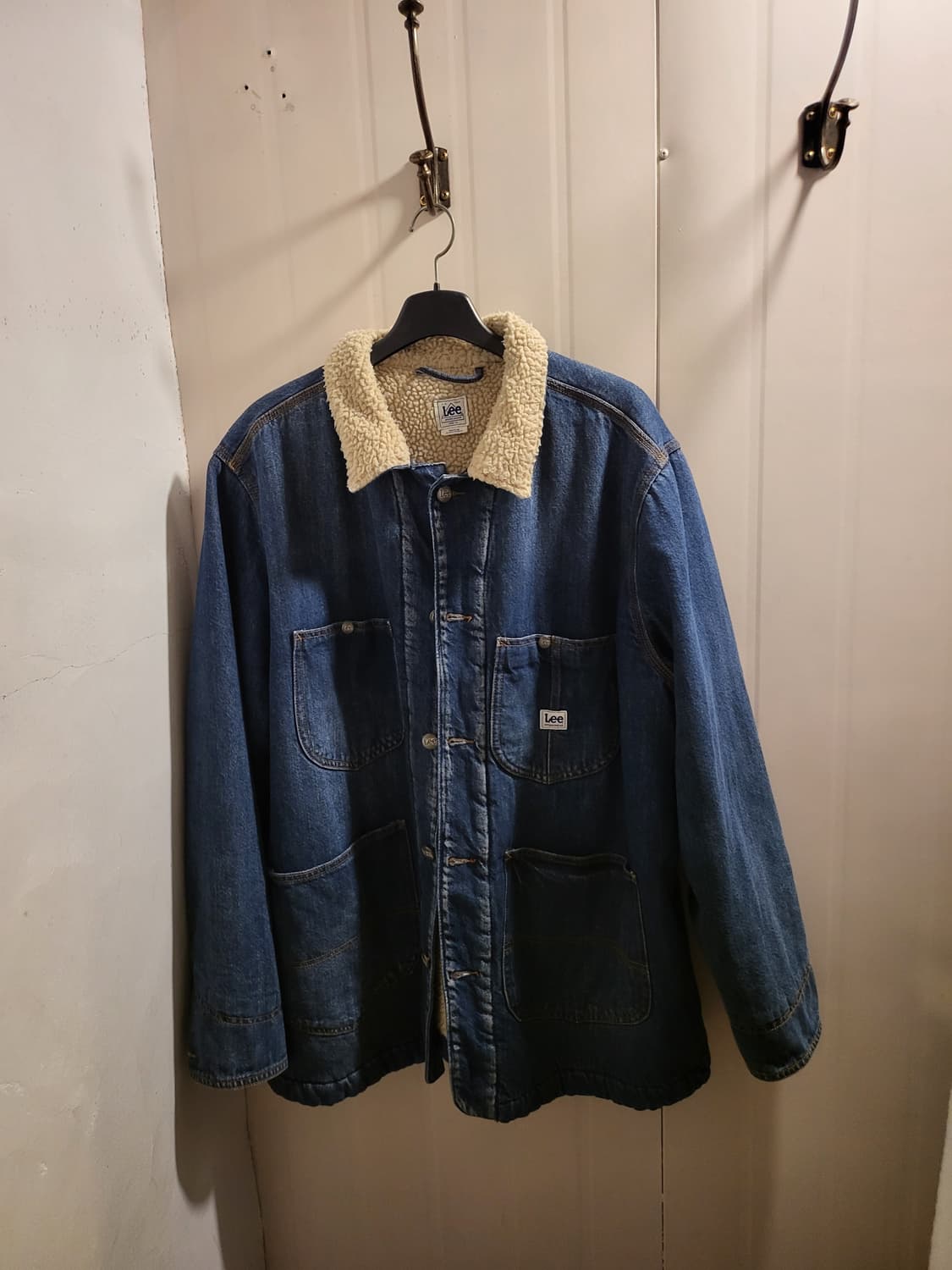 [XL]Lee 리 데님 쉐르파 워크 자켓 상품이미지1