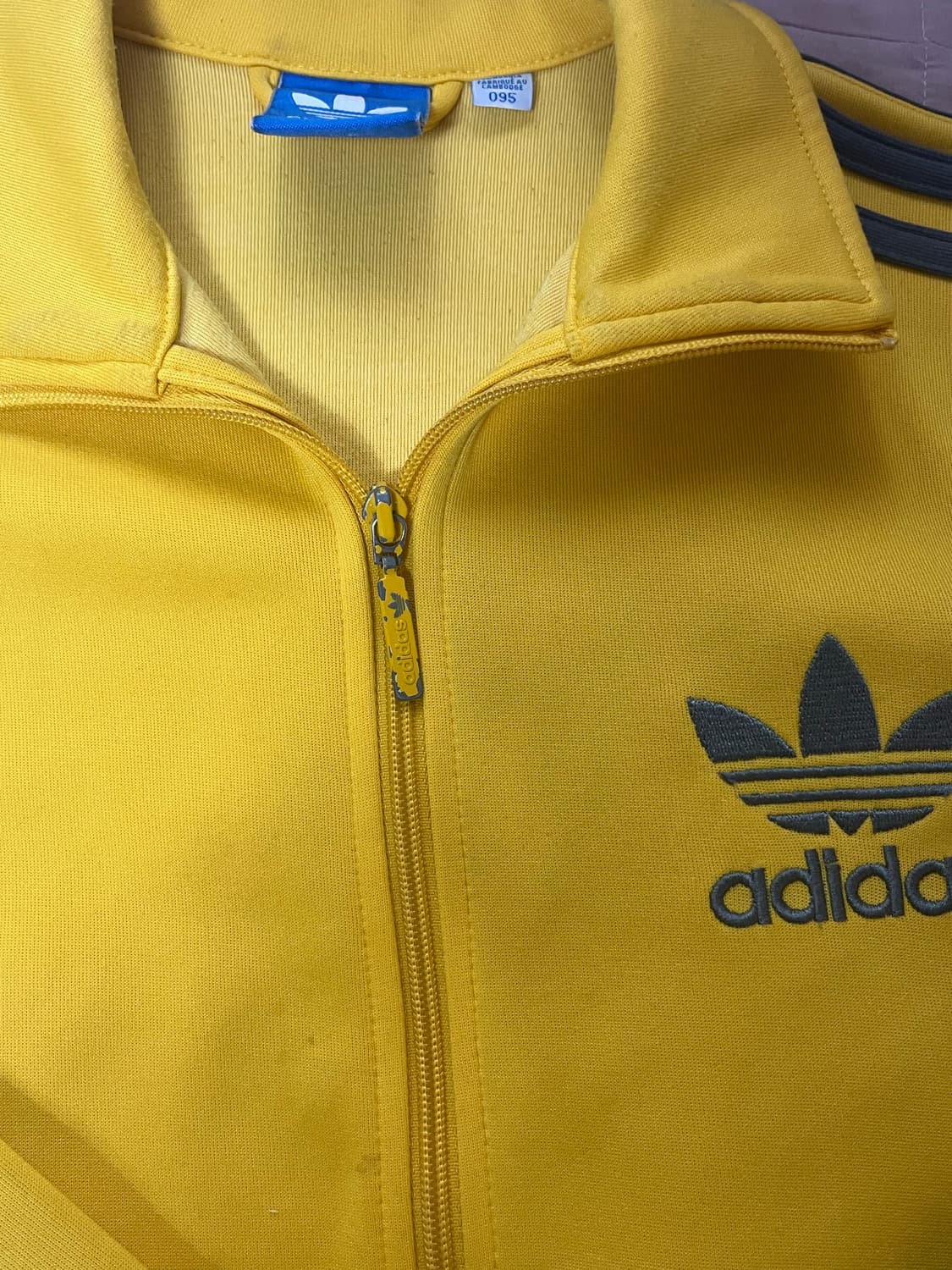 아디다스 유로파 옐로우 져지 노랑 y2k 상품이미지2