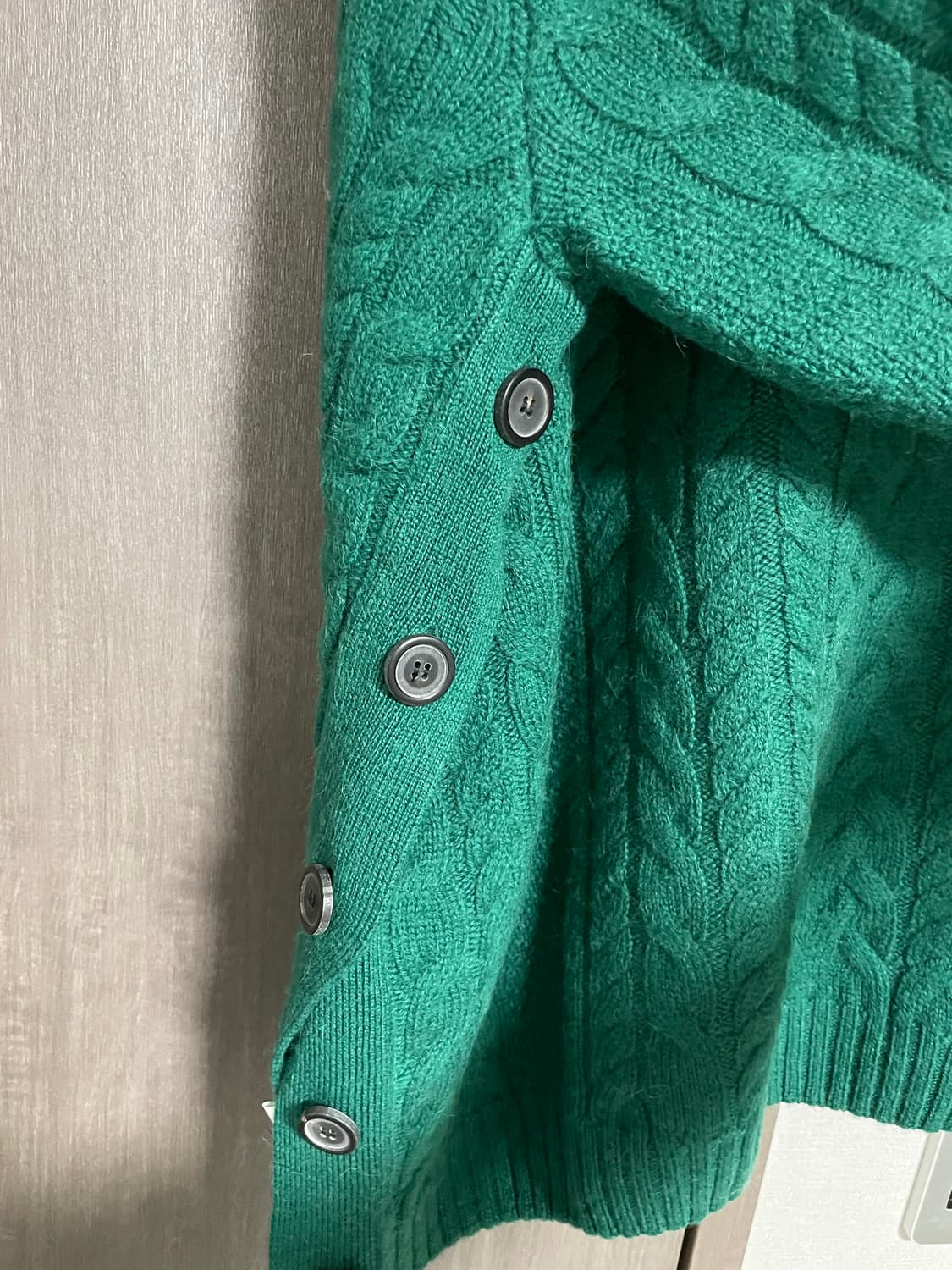 랑방 남성 그린 스웨터 상품이미지3