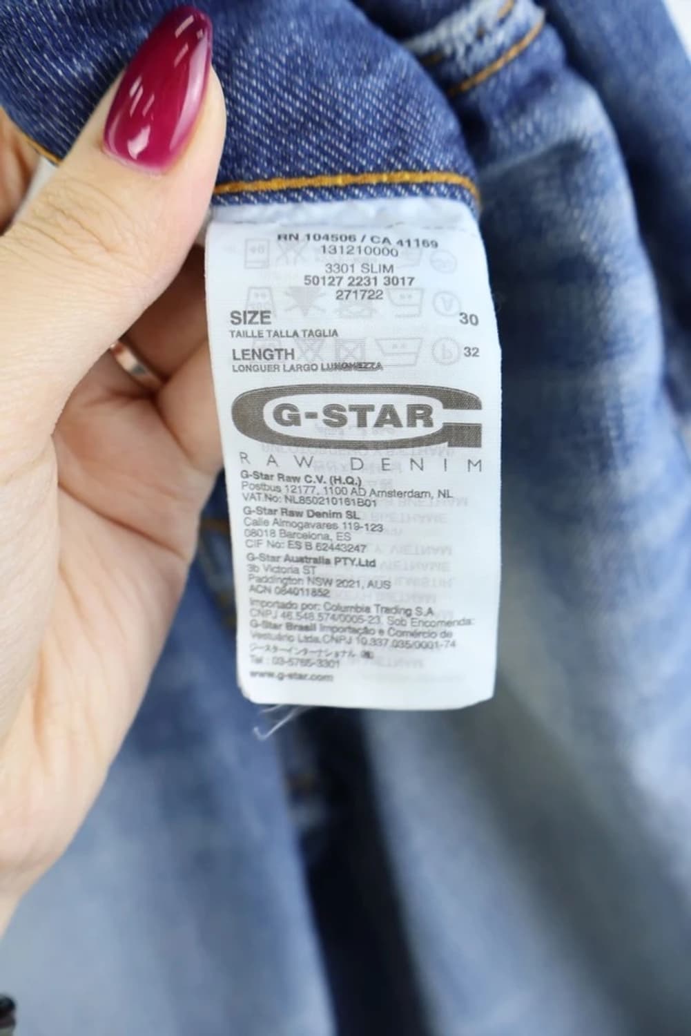 g-star raw 데님 팬츠 3301 상품이미지9