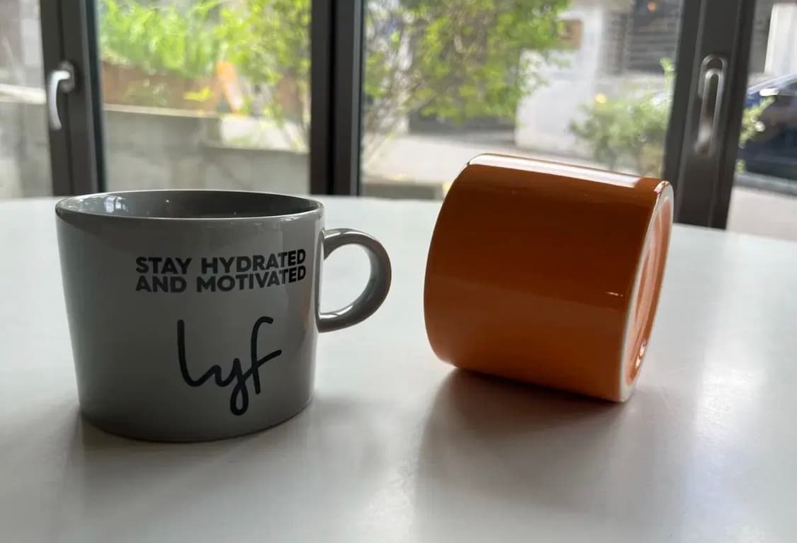 도쿄 Lyf Ginza 긴자 호텔 머그컵 두개 일괄 상품이미지2