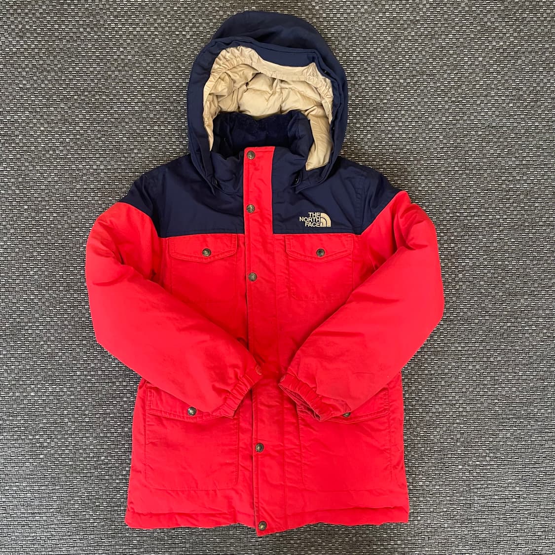 키즈 노스페이스 레드 구스다운 워크자켓 패딩(130) 상품이미지2