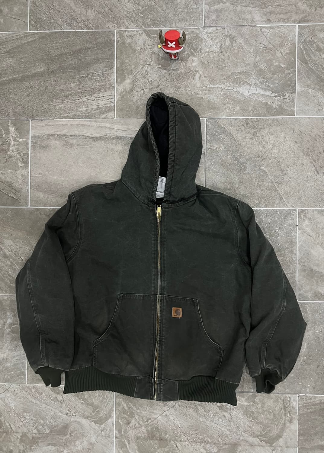 (XL) 칼하트 후드 덕 액티브 자켓 J130 MOS 모스그린 상품이미지1