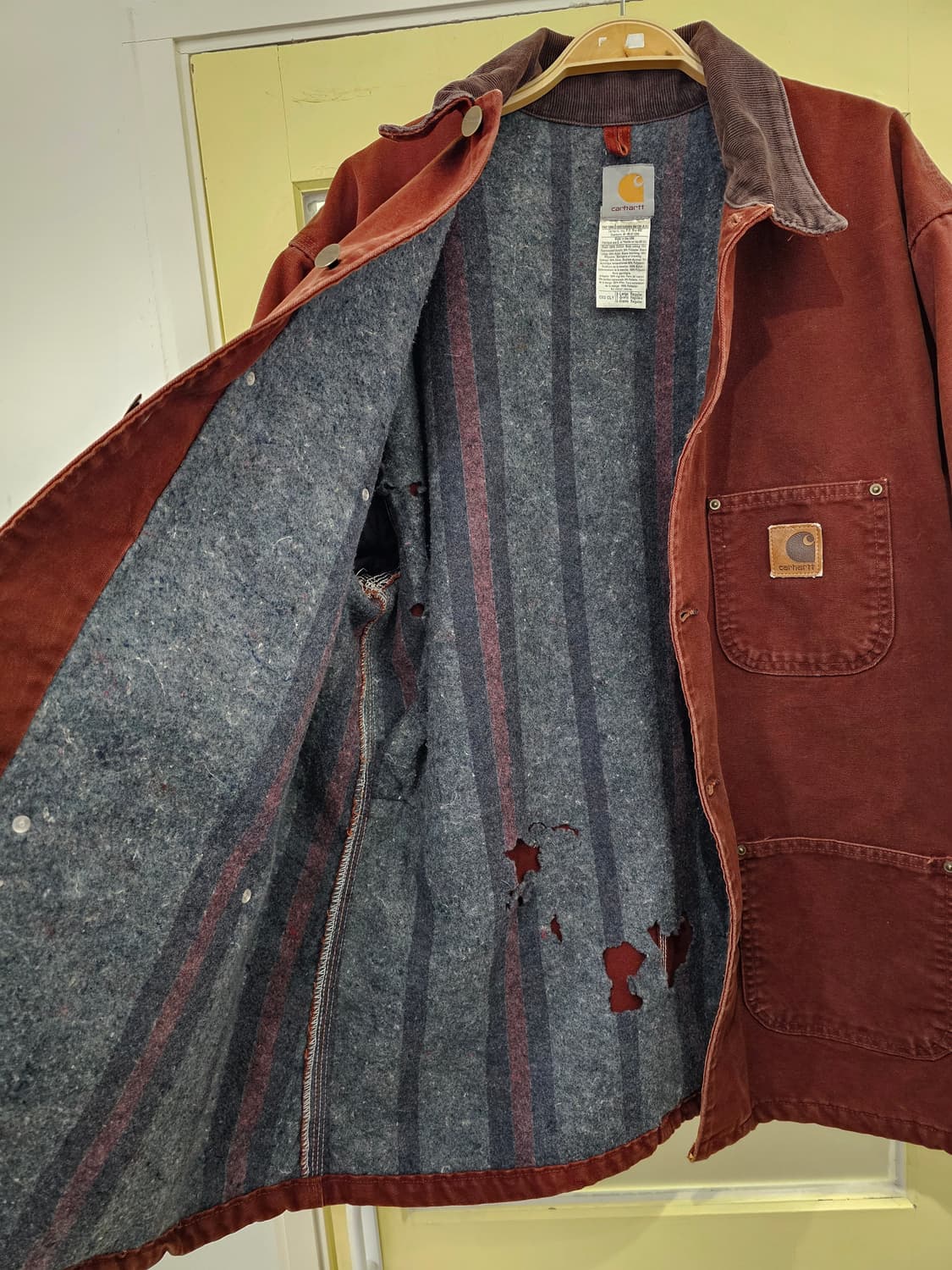 Carhartt 브릭 워크자켓(겨울 라이닝) 상품이미지8