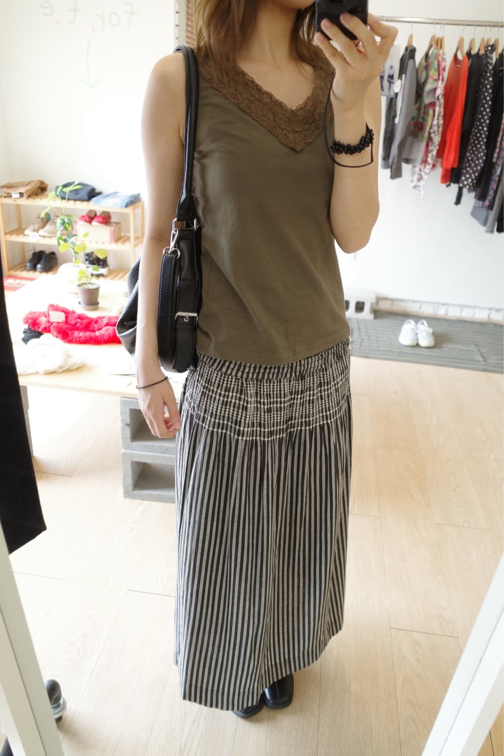 stripe long skirt 상품이미지5