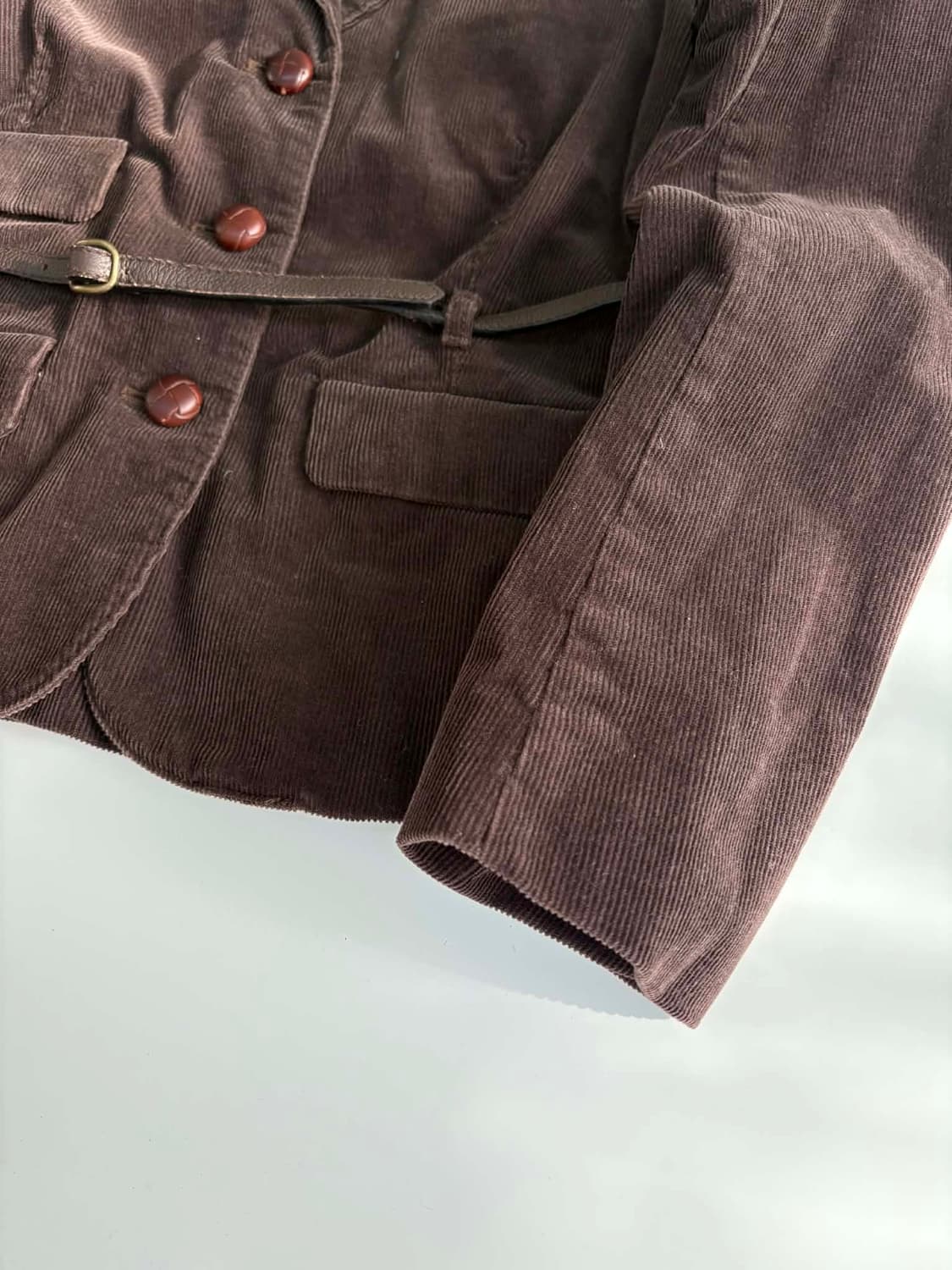 [S] 폴로 진스 랄프로렌 코듀로이 가죽 벨트 3B 블레이져 자켓 상품이미지9