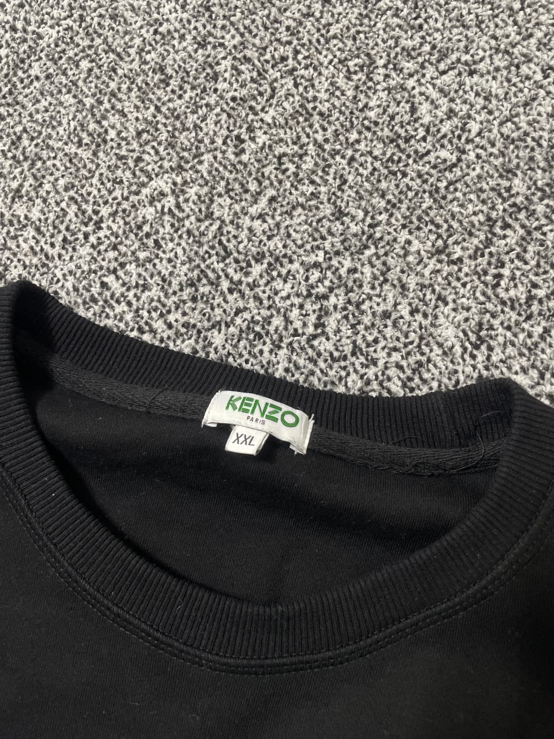 빈티지9. Kenzo 겐조 타이거 자수 맨투맨 스웻셔츠 블루네온 상품이미지3