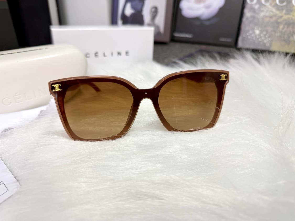 셀린느 트리옹페 이니셜 선글라스 브라운 (남여공용) 상품이미지2