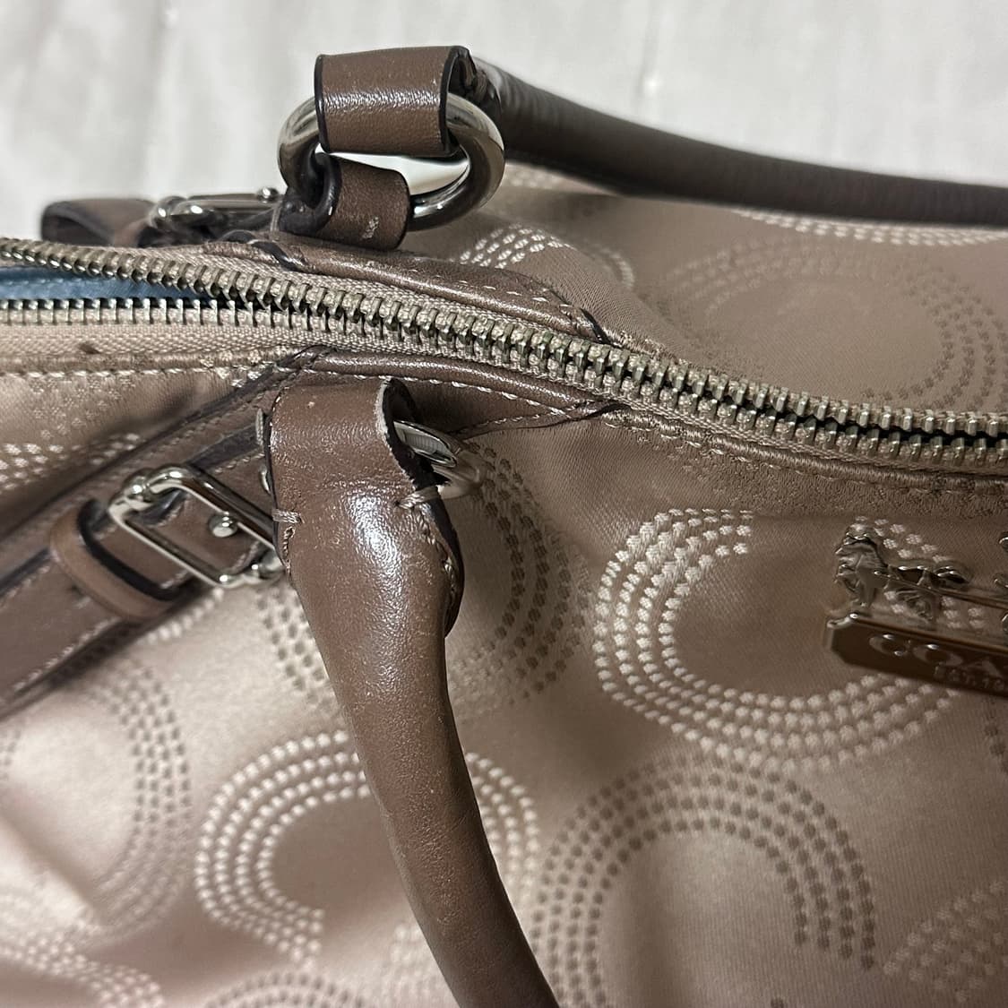 코치 Coach 시그니처 패턴 토트백 숄더백 빈티지 y2k 보부상 상품이미지8