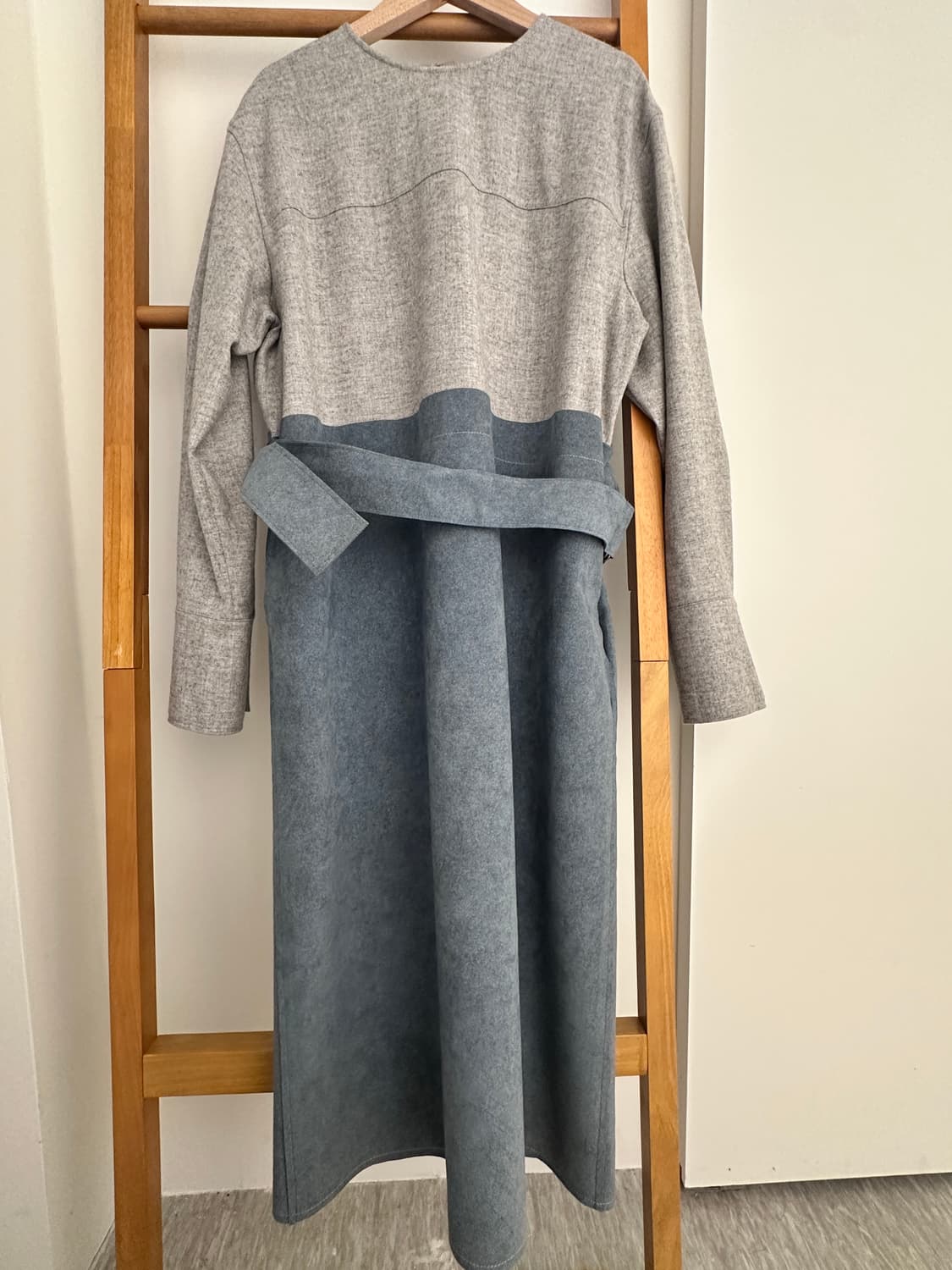 랑방 울 스웨이드 원피스(사이즈88) 상품이미지1