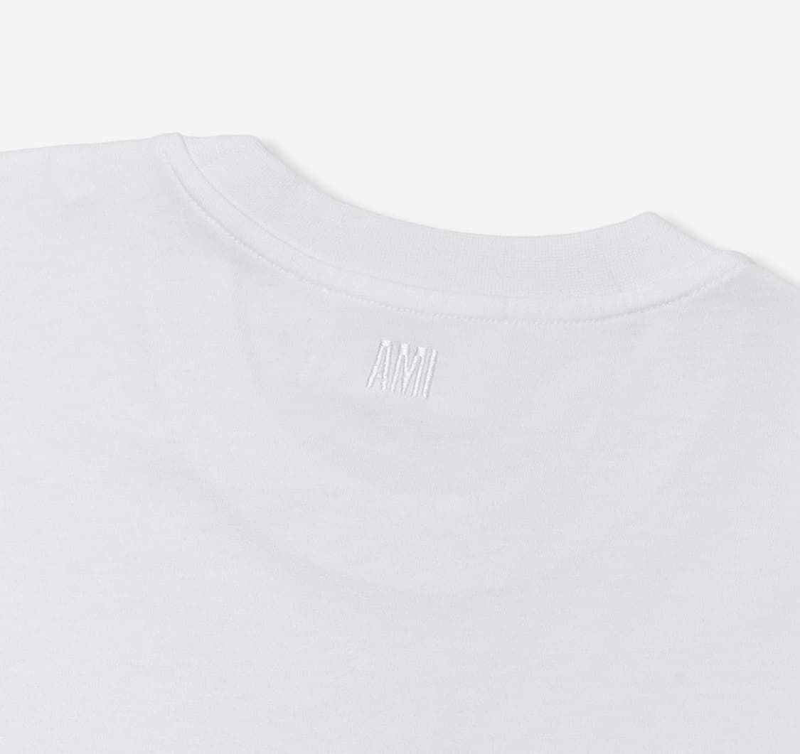 아미 스몰 하트 로고 박시핏 반팔 S 상품이미지3