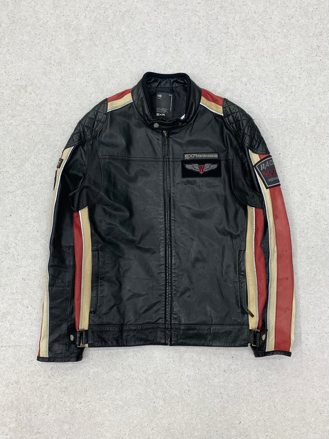 Exr 레이싱레더 자켓 상품이미지1