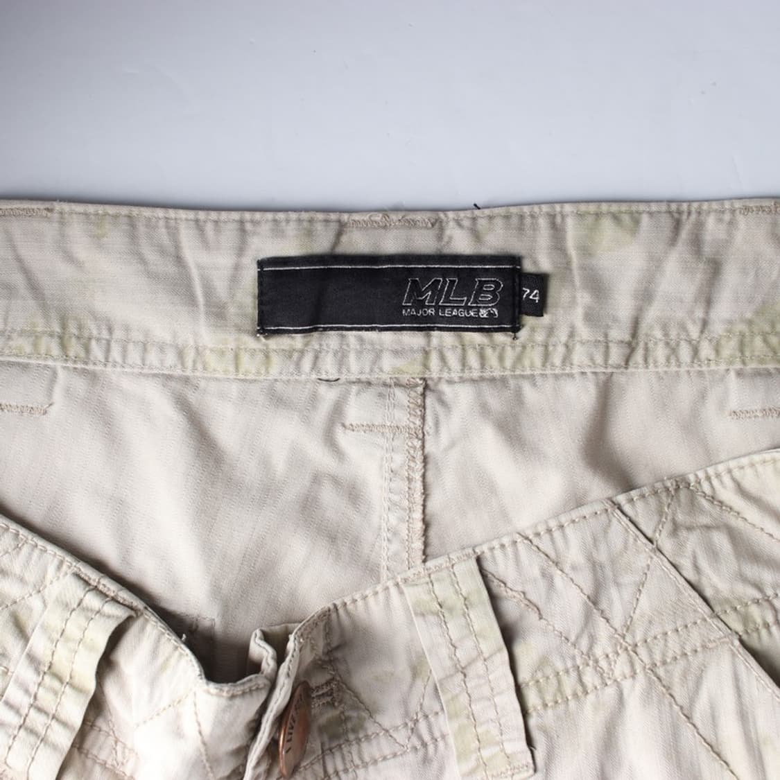 MLB 베이지 아웃포켓 카고 하프 팬츠 74 상품이미지5