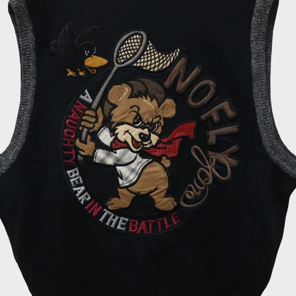 GELLAN EUROPE  Y2K 자수 울 혼방 니트베스트 64215 상품이미지5