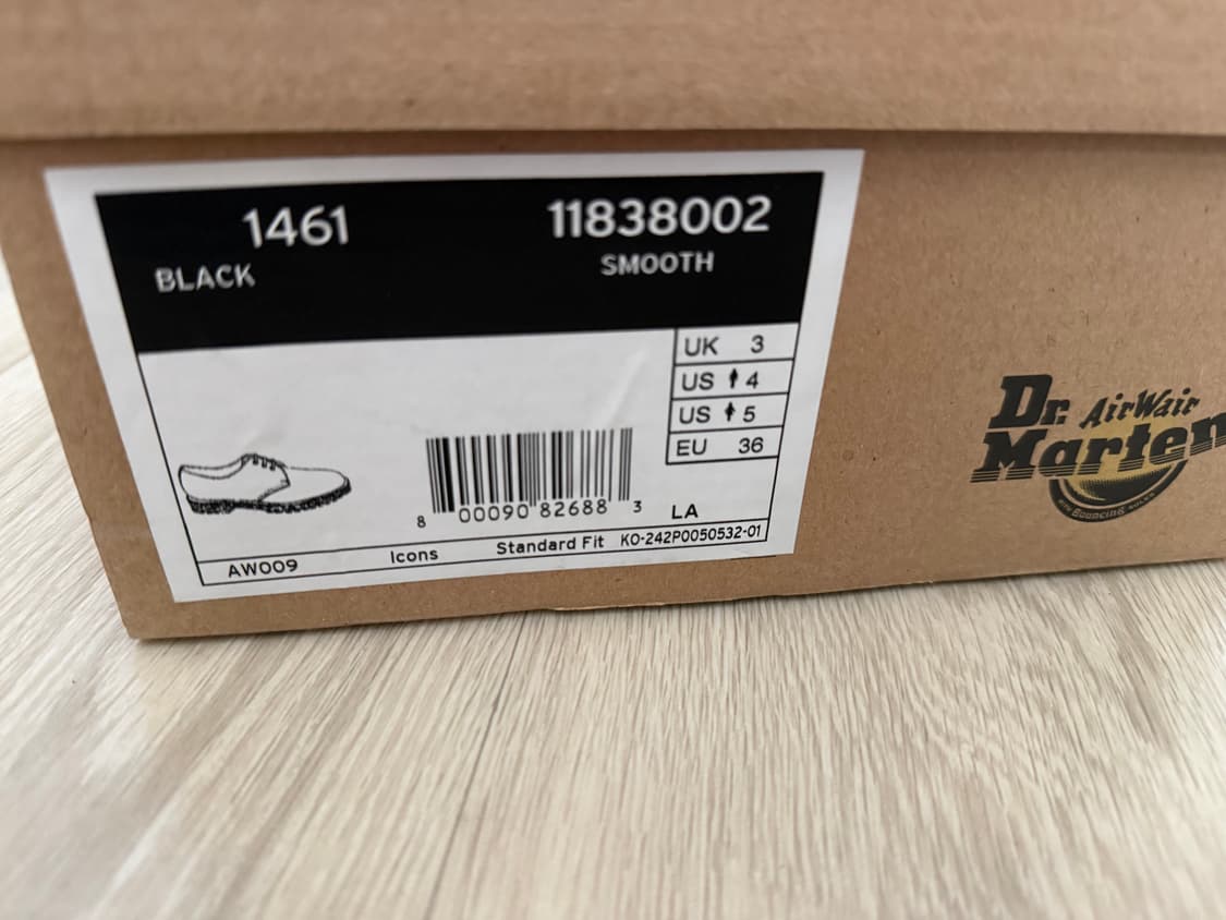 닥터마틴1461 스무스 220-230 새상품급 상품이미지5