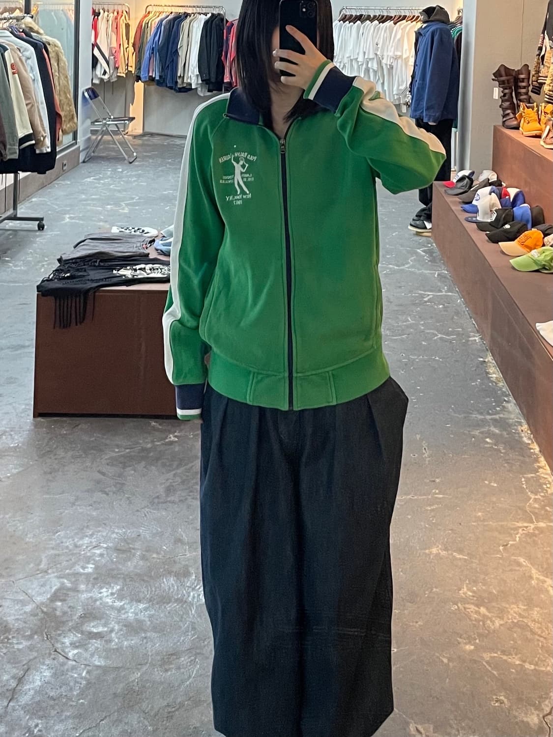 폴로 랄프로렌 포레스트힐 테니스 그린 코튼 집업 자켓 H1085 상품이미지1