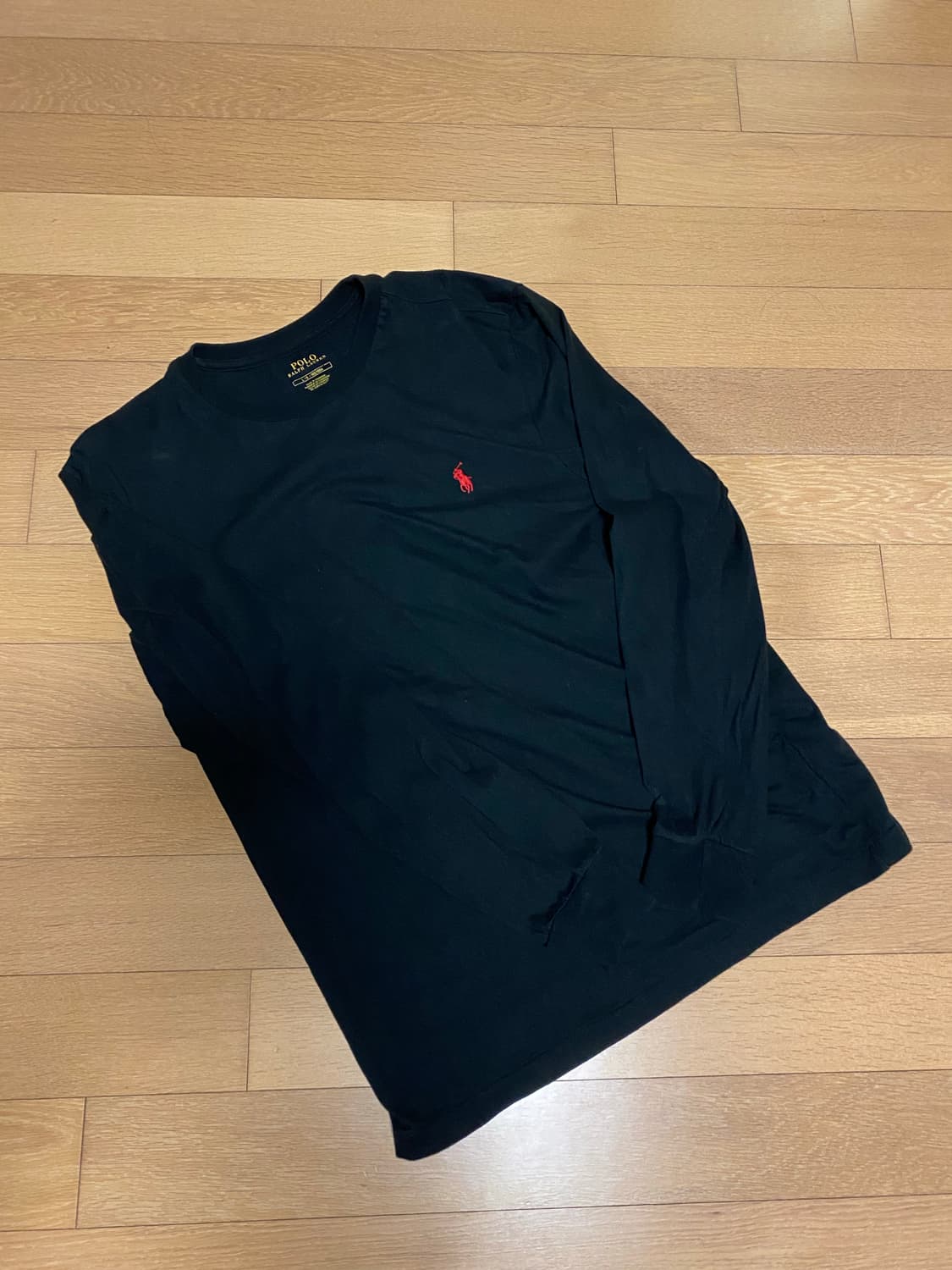 폴로 랄프로렌 긴 팔 티셔츠 롱슬리브 맨투맨 블랙 상품이미지2