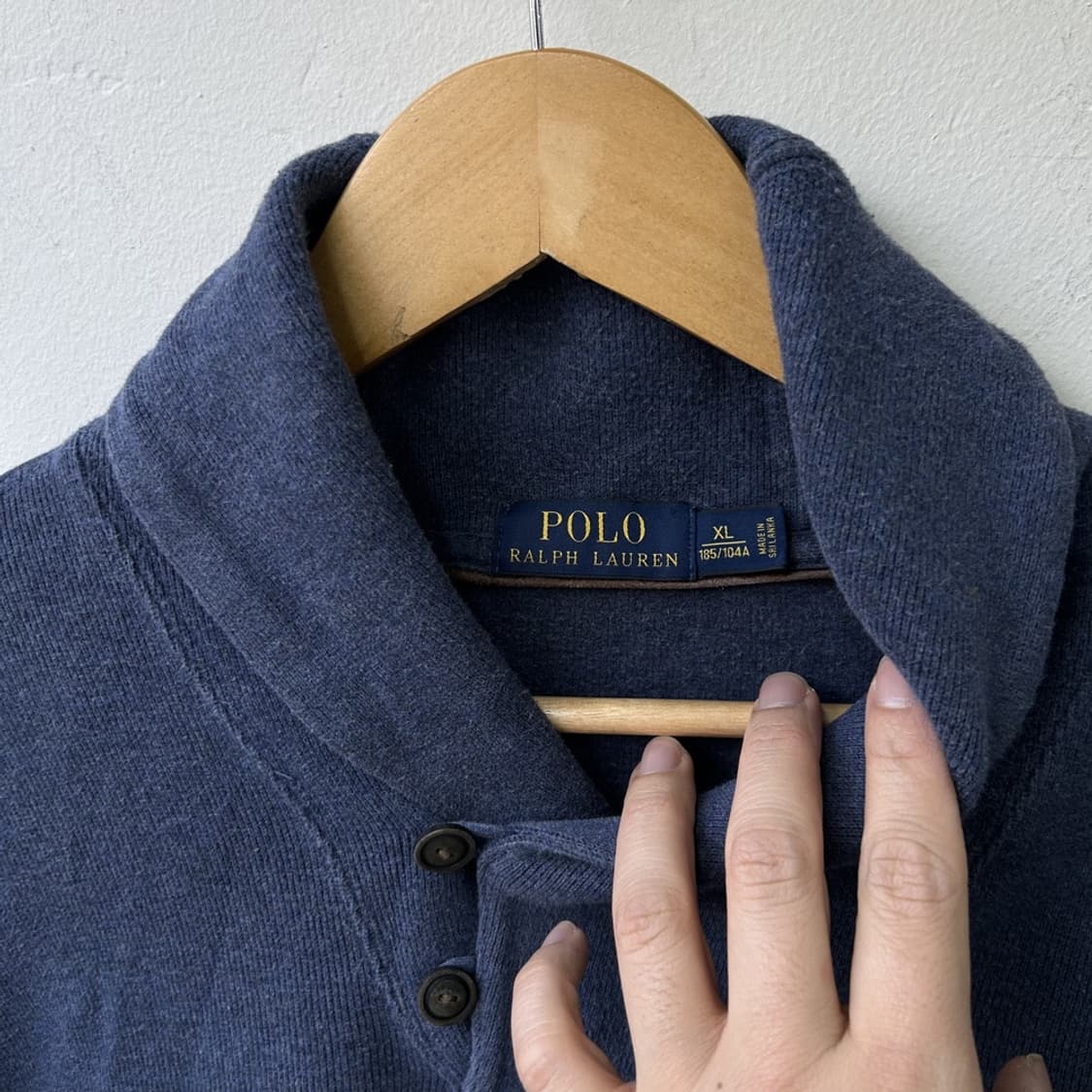 16041 - 폴로 랄프로렌 블루 하프 니트 상품이미지4
