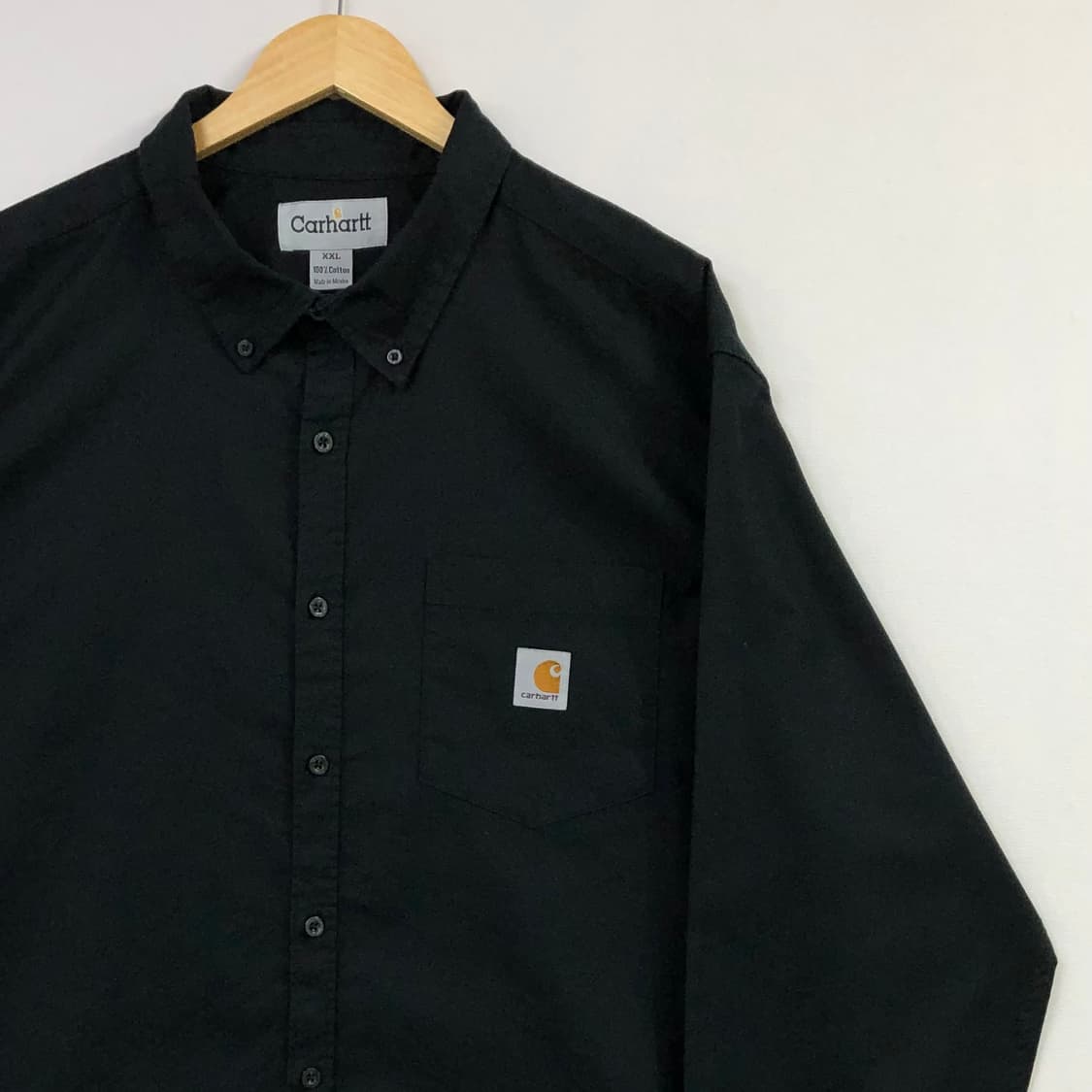 Xxl 칼하트 블랙 워크 빅셔츠 상품이미지1
