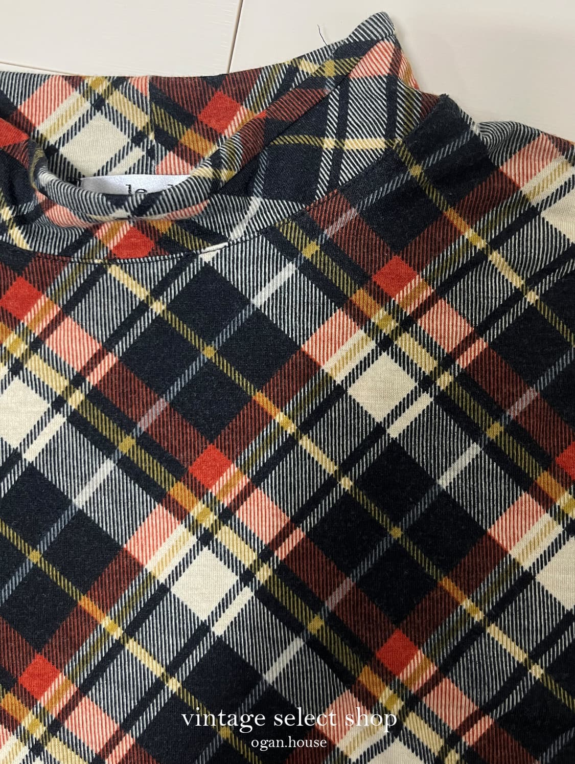 vintage check top 상품이미지2