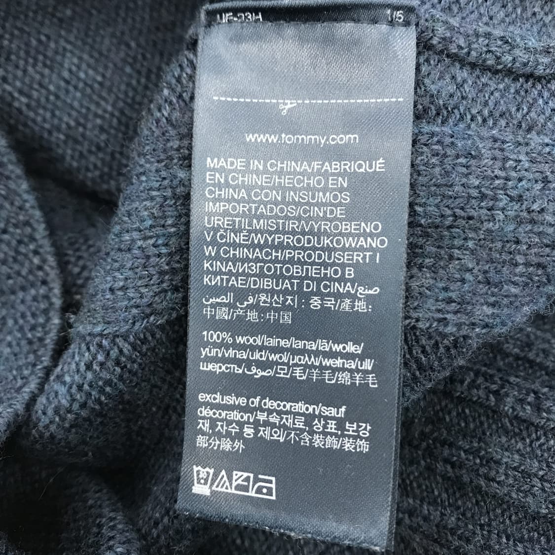 타미힐피거 램스울 머신워셔블 니트 [M] 상품이미지5