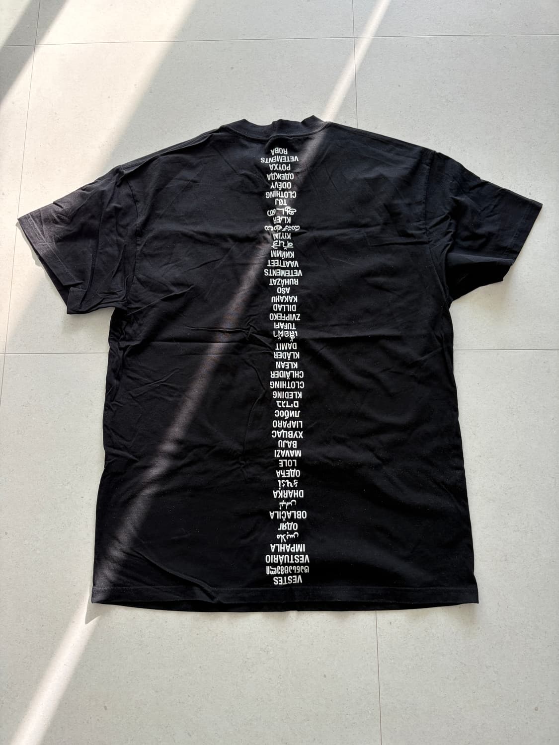 베트멍 19ss 랭귀지 티셔츠 상품이미지3