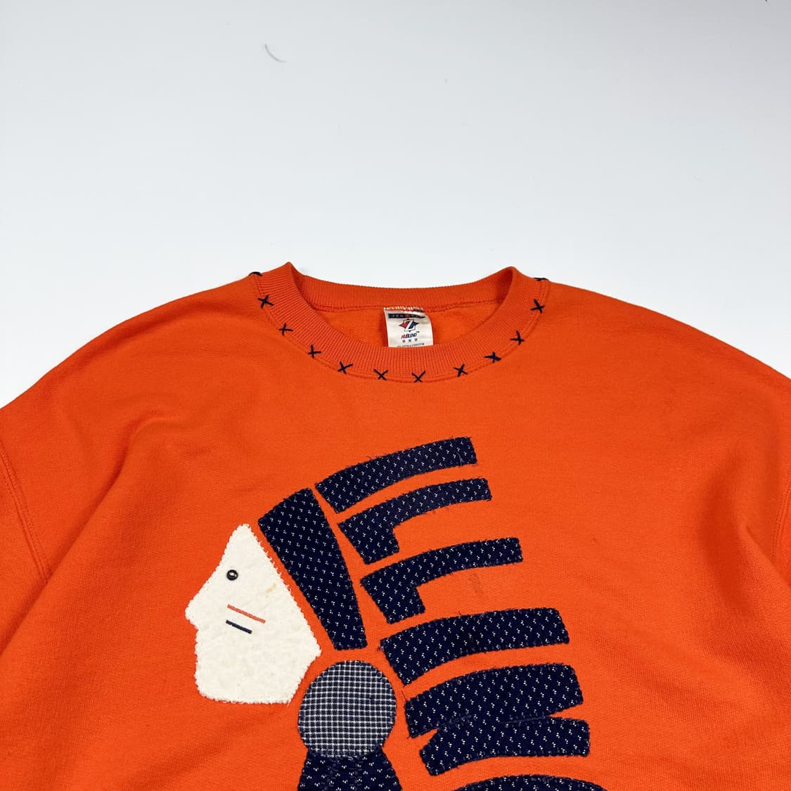 저지스 인디언 오렌지 크롭 맨투맨 (M 여성추천) 상품이미지1