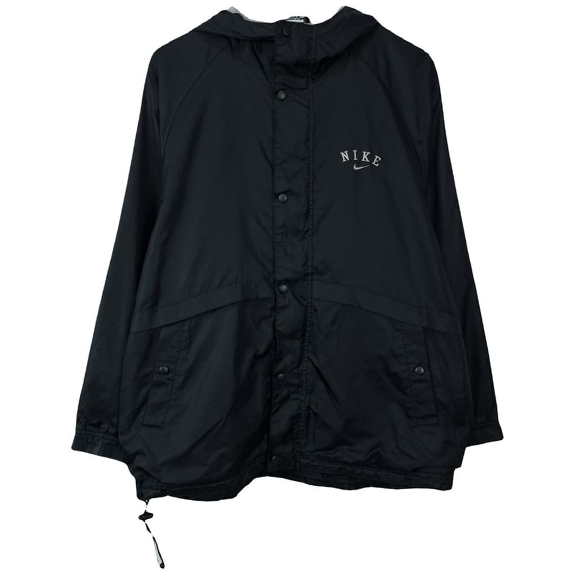 [나이키] 90's 올드스쿨 오버핏 후드 바람막이 자켓 블랙 M15656 상품이미지2