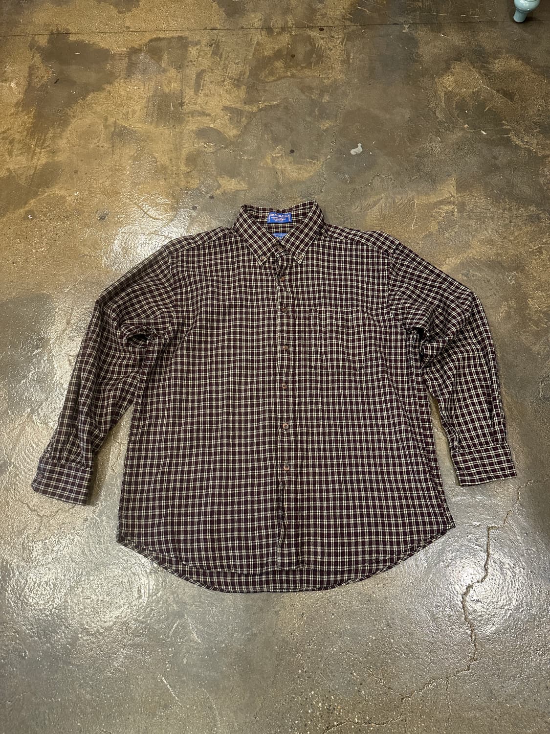 PENDLETON 펜들턴 버진 울 체크셔츠 XL 상품이미지1